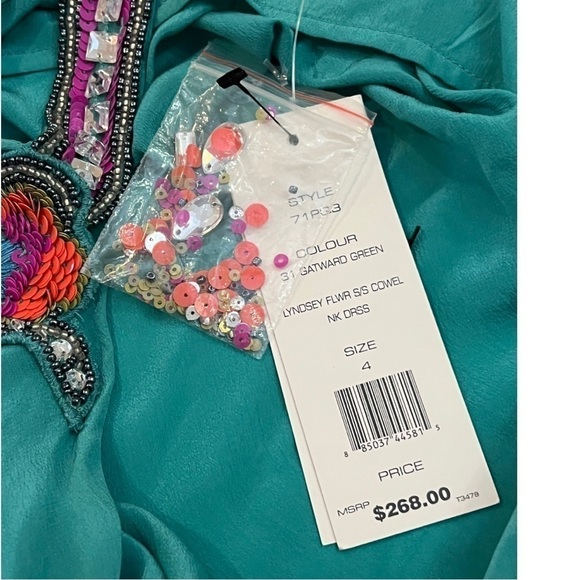 French Connection Lyndsey Cowl Neck Drape Dress Size 4 NWT - Picture 9 of 14